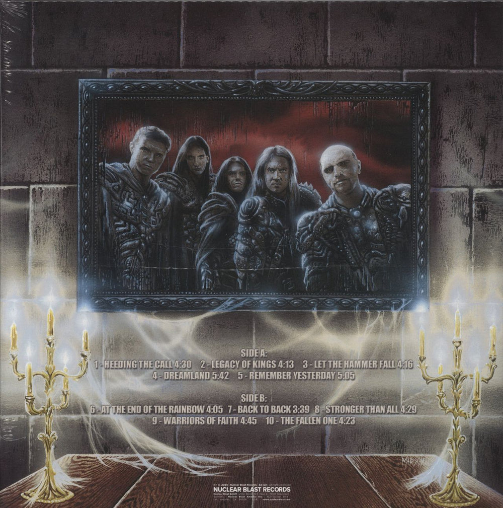 HammerFall Legacy Of Kings - Orange Vinyl - Sealed German vinyl LP album (LP record) 4065629732479