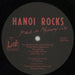 Hanoi Rocks Back To Mystery City + lyric inner UK vinyl LP album (LP record) HANLPBA852205