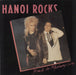 Hanoi Rocks Back To Mystery City + lyric inner UK vinyl LP album (LP record) LICLP1