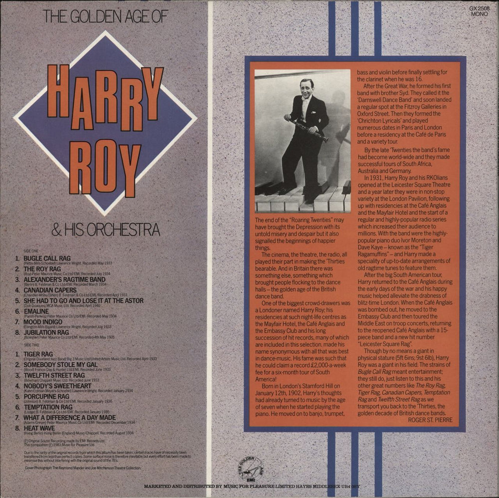 Harry Roy The Golden Age Of Harry Roy UK vinyl LP album (LP record)