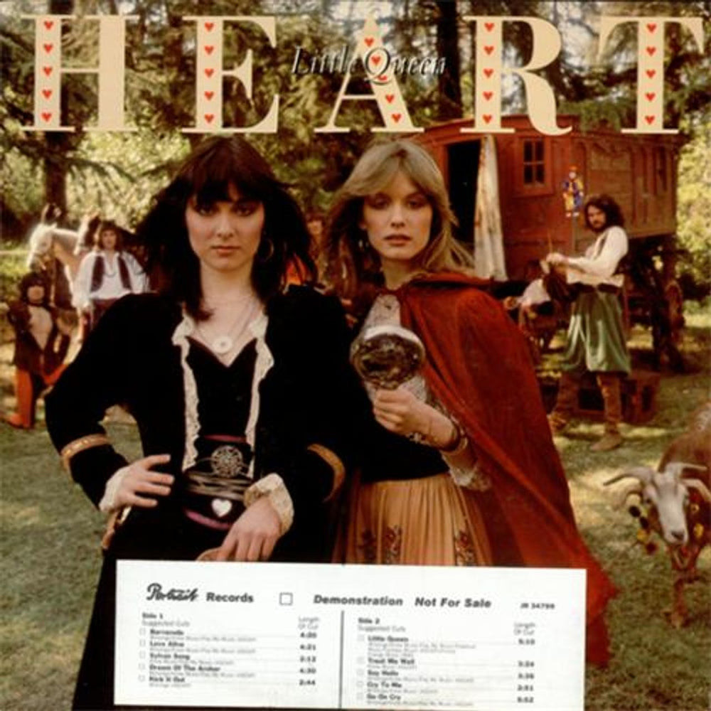 Heart Little Queen US Promo vinyl LP album (LP record) JR34799