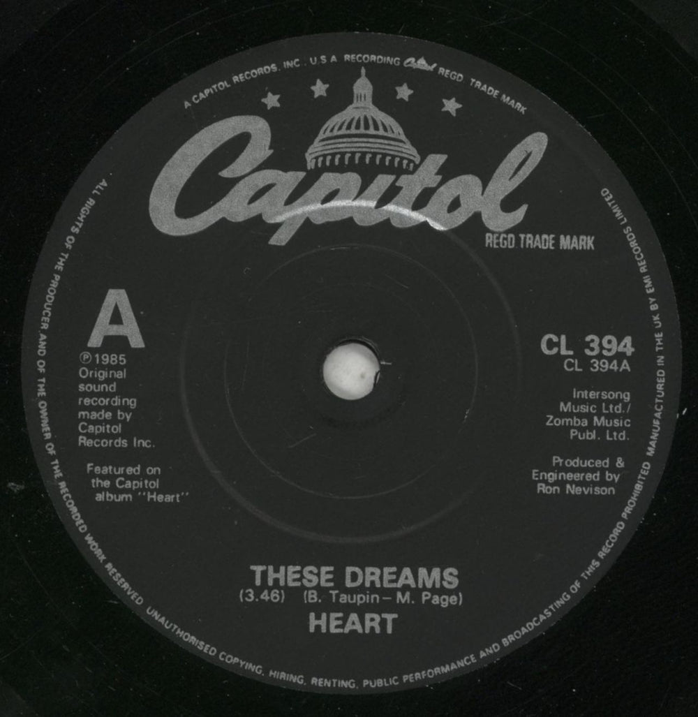 Heart These Dreams UK 7" vinyl single (7 inch record / 45) HEA07TH589556