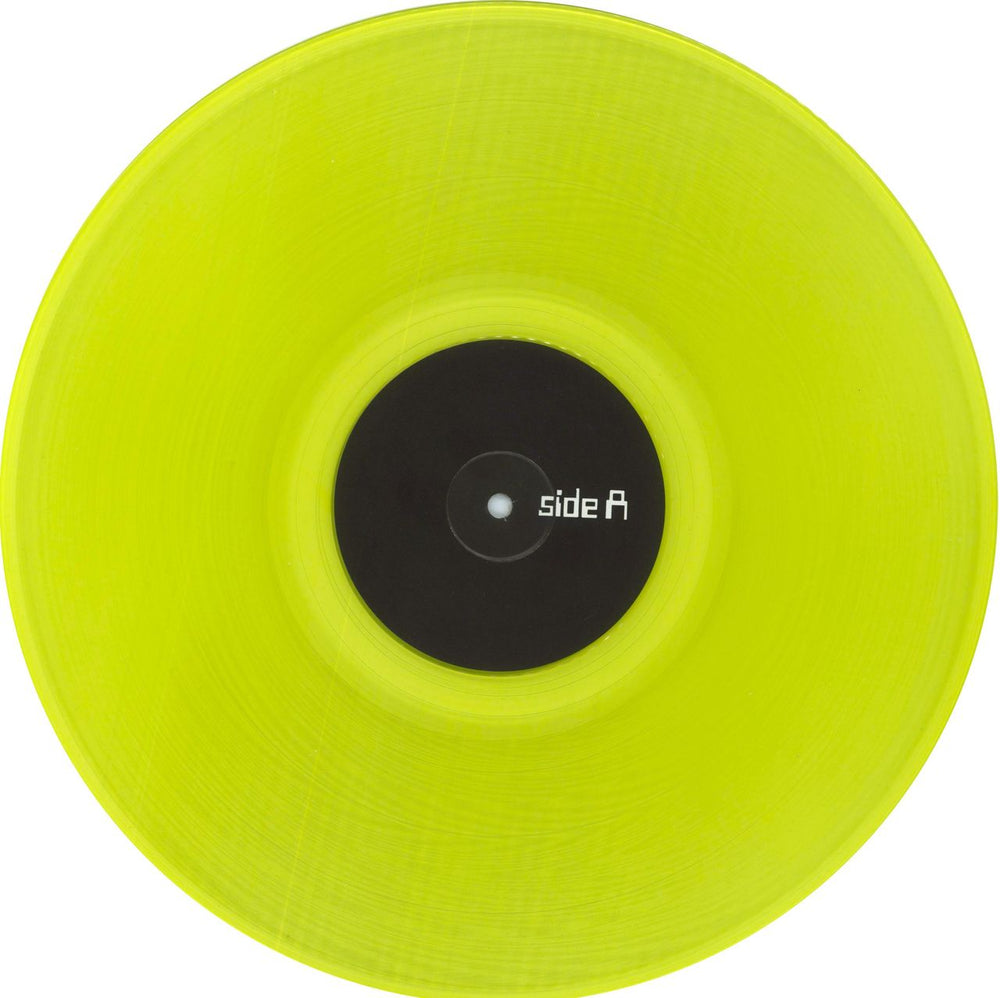 Henge [Space Rock] Attention Earth! - Lime Vinyl UK vinyl LP album (LP record) 892LPAT861074