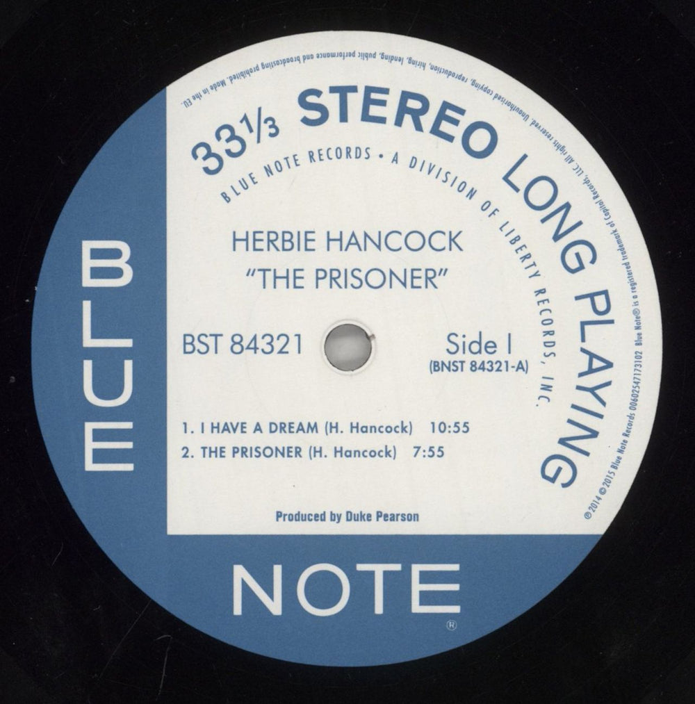 Herbie Hancock The Prisoner - Shrink - 180gm Vinyl - EX UK vinyl LP album (LP record) HHALPTH863225