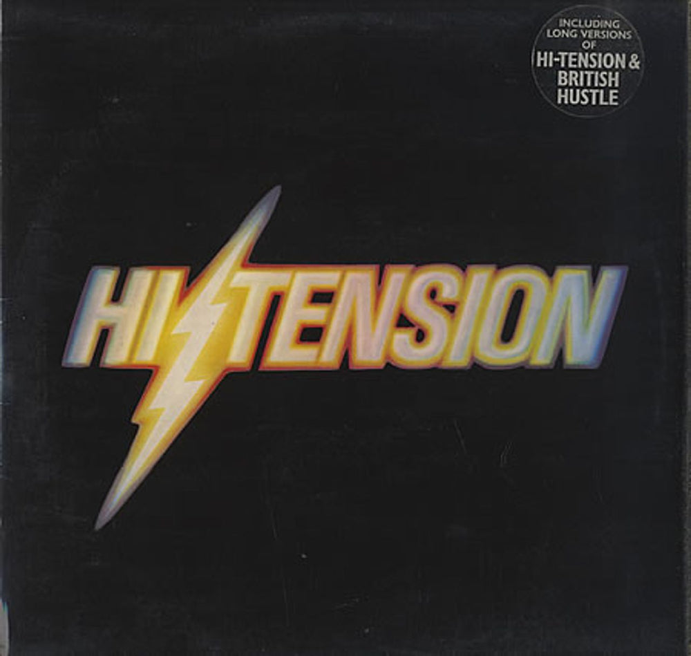 Hi-Tension Hi-Tension + Poster & Hype-stickered sleeve UK vinyl LP album (LP record) ILPS9564