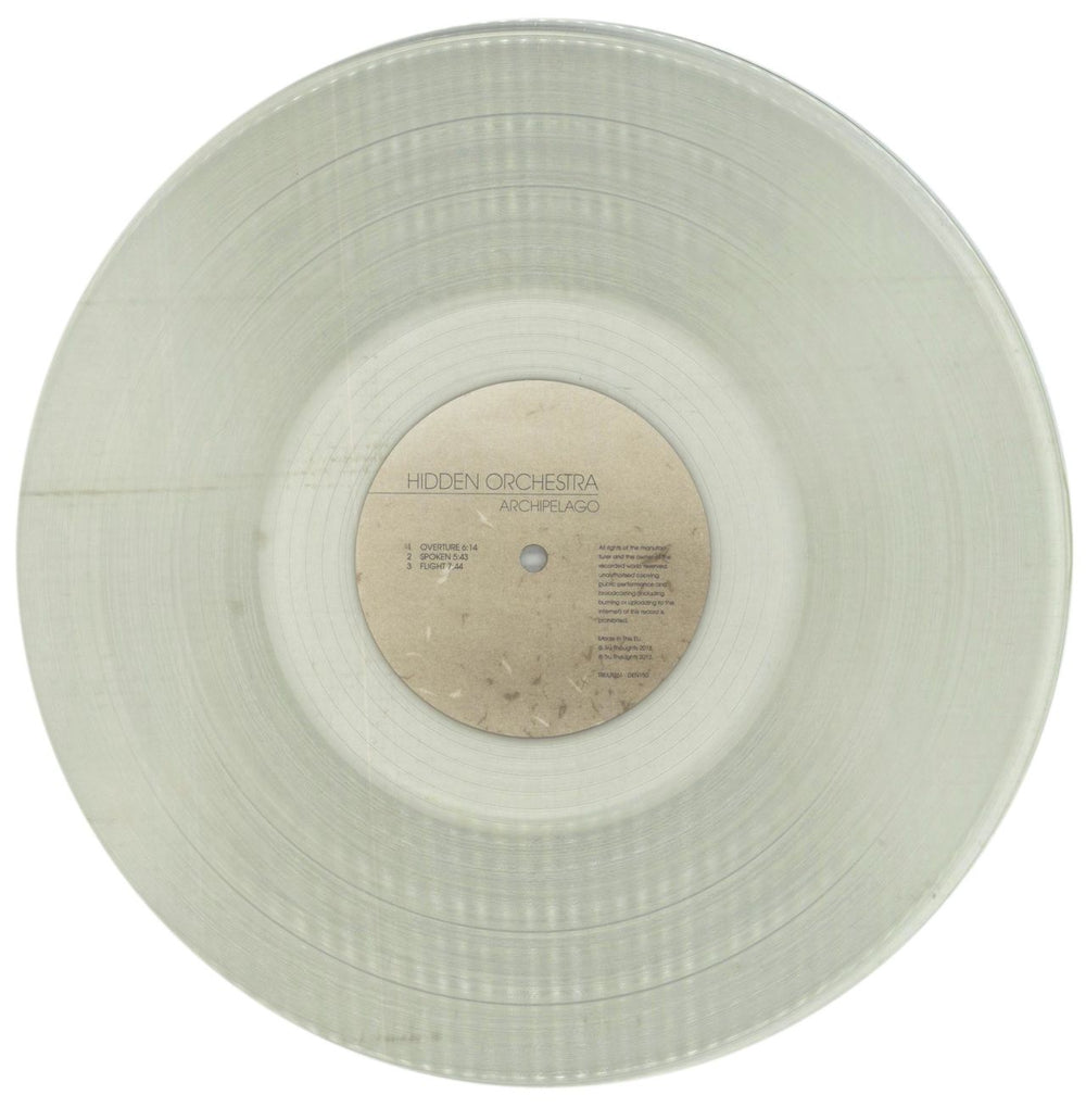 Hidden Orchestra Archipelago - Clear Vinyl German 2-LP vinyl record set (Double LP Album) 8ZI2LAR860173