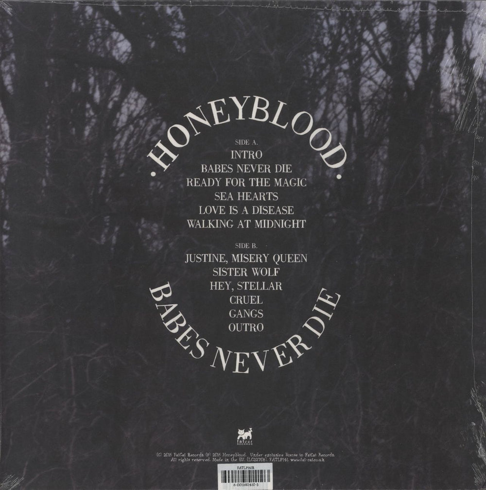 Honeyblood Babes Never Die - Clear Vinyl - Sealed UK vinyl LP album (LP record) 600116514103