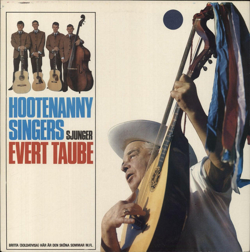Hootenanny Singers Sjunger Evert Taube Swedish vinyl LP album (LP record) POLP204
