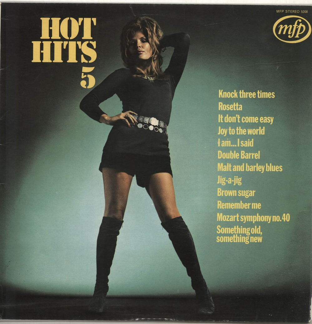 Hot Hits Hot Hits 5 UK vinyl LP album (LP record) MFP5208