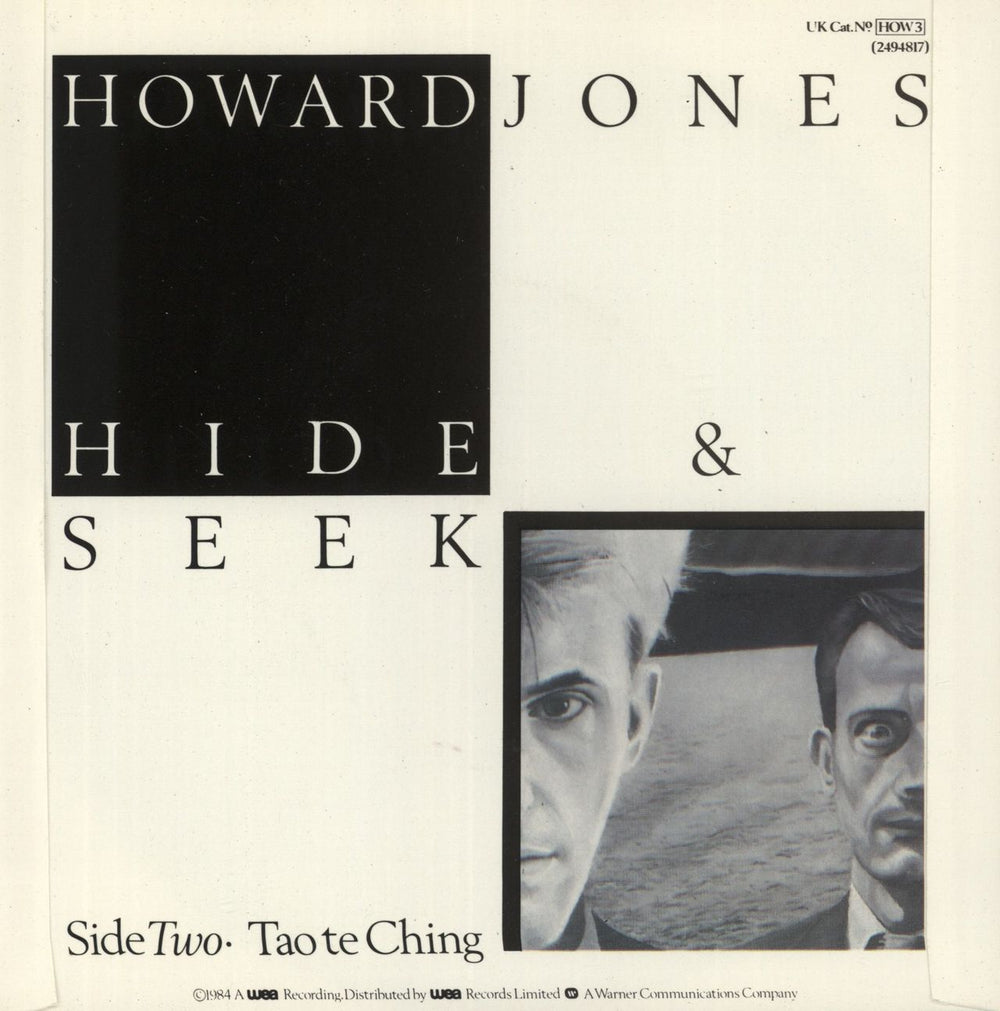 Howard Jones Hide & Seek UK 7" vinyl single (7 inch record / 45)