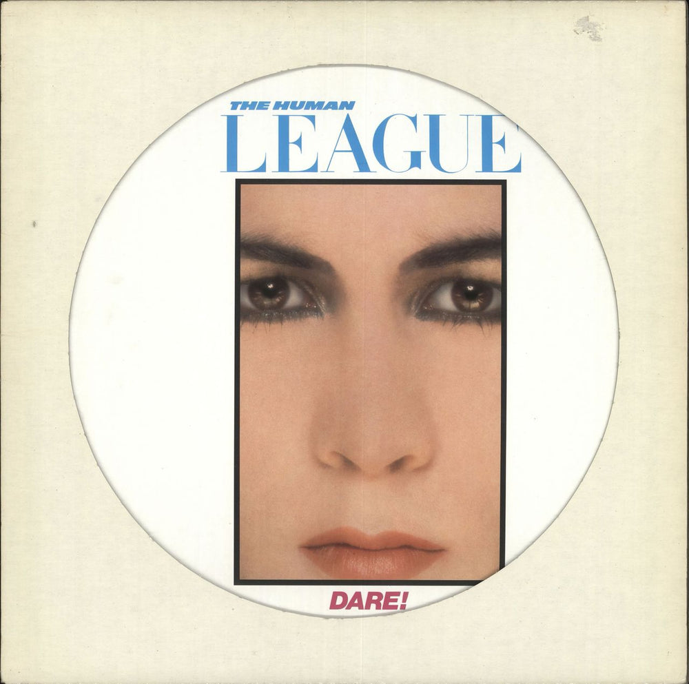 Human League Dare! - White UK picture disc LP (vinyl picture disc album) VP2192