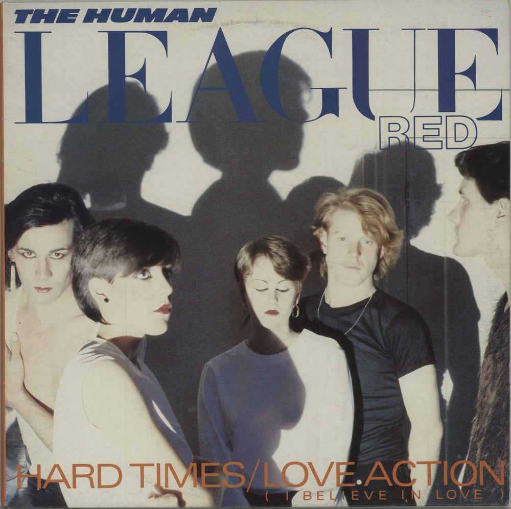 Human League Hard Times / Love Action (I Believe In Love) UK 12" vinyl single (12 inch record / Maxi-single) VS435-12