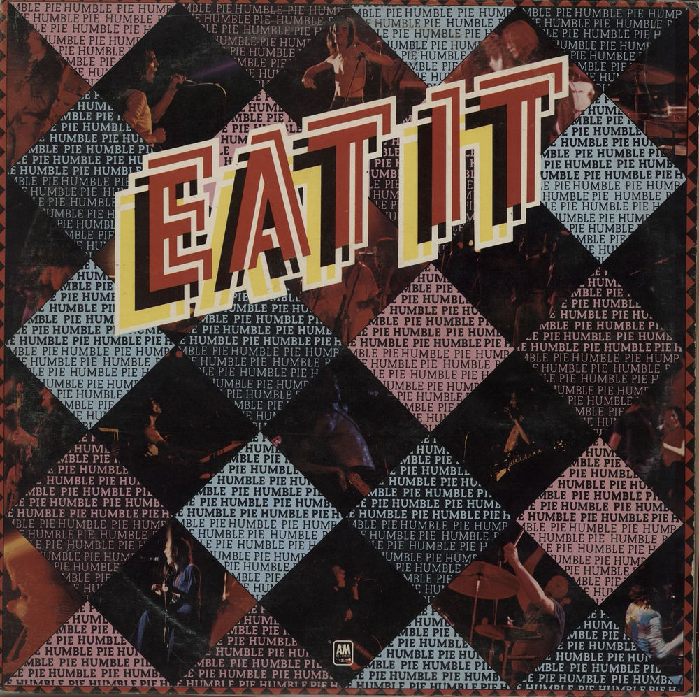 Humble Pie Eat It - 1st - Red Vinyl + Booklet - EX UK 2-LP vinyl record set (Double LP Album) AMLS6004