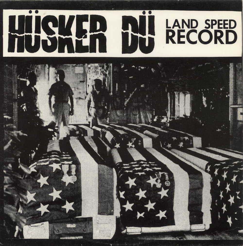 Husker Du Land Speed Record - Grey Marble Vinyl US vinyl LP album (LP record) SST195