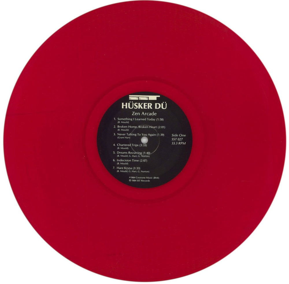 Husker Du Zen Arcade - Red Vinyl UK 2-LP vinyl record set (Double LP Album) HDU2LZE859861