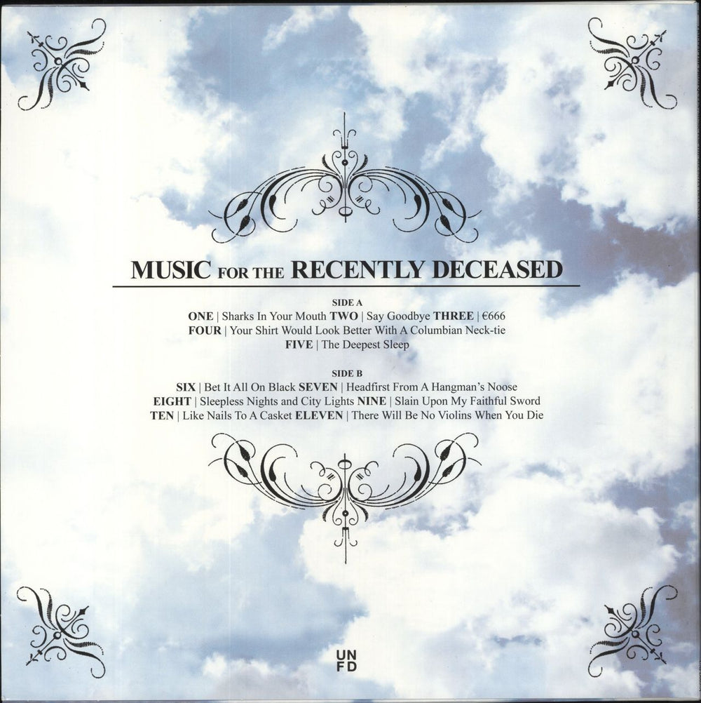 I Killed The Prom Queen Music For The Recently Deceased - White Vinyl Australian vinyl LP album (LP record)