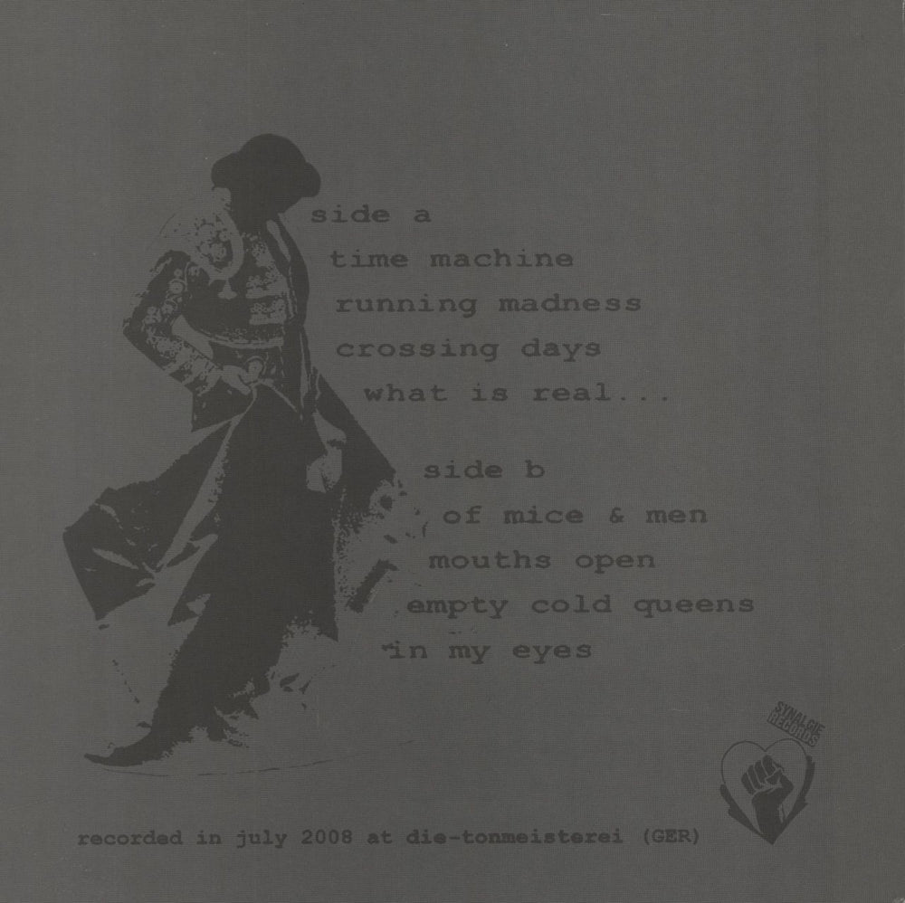 I Not Dance So You Think You Can Stop Me And Spit In My Eyes German vinyl LP album (LP record)