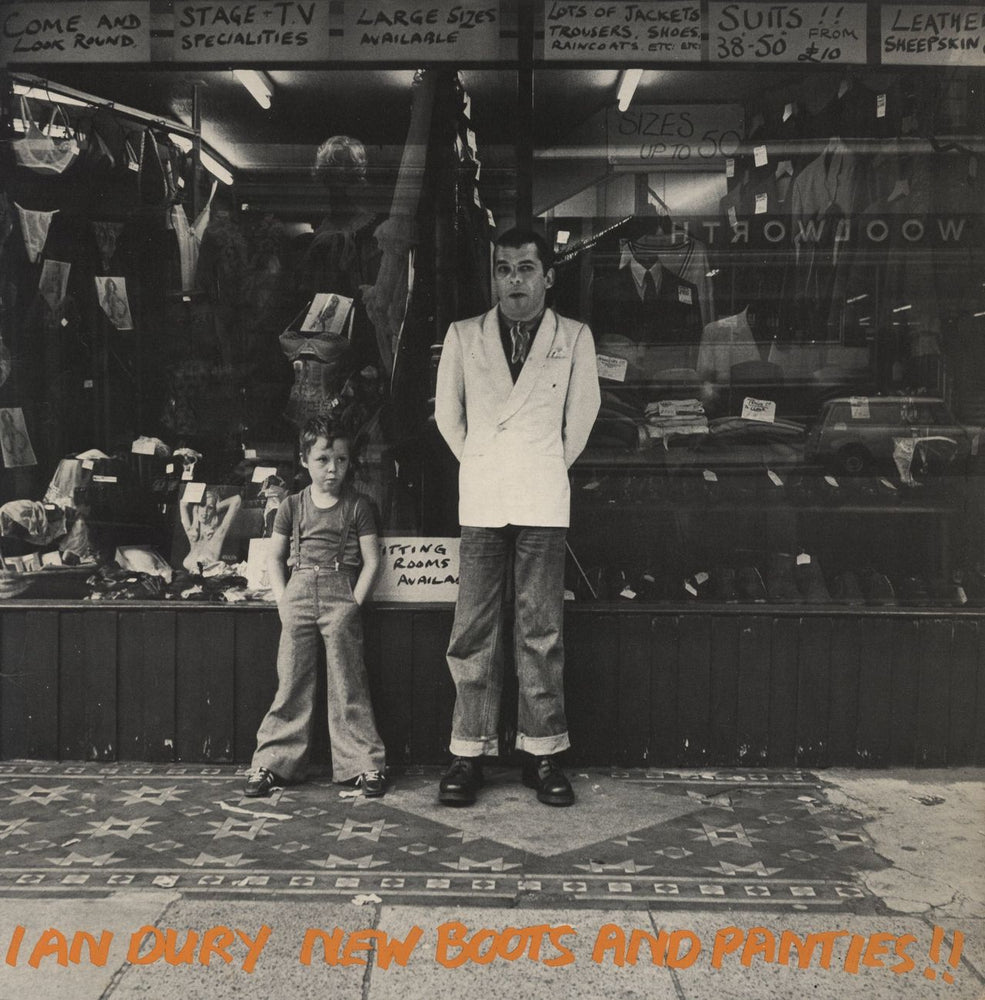 Ian Dury New Boots And Panties - EX UK vinyl LP album (LP record) SEEZ4