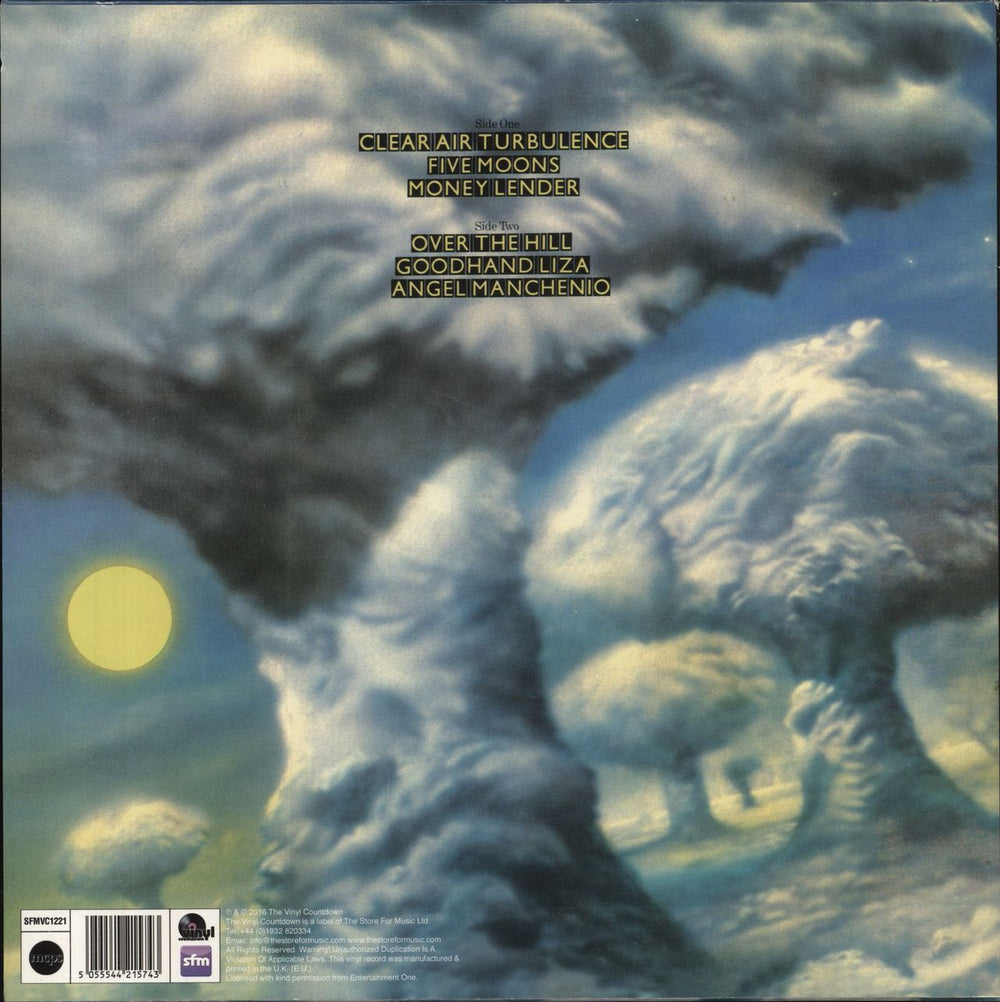 Ian Gillan Clear Air Turbulence - Purple Vinyl UK vinyl LP album (LP record) 5055544215743