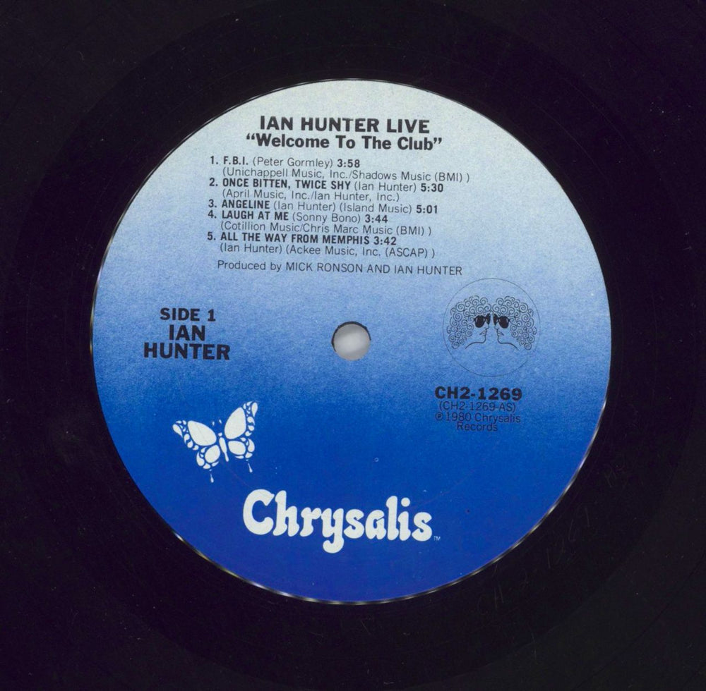 Ian Hunter Welcome To The Club - Ian Hunter Live US 2-LP vinyl record set (Double LP Album) IHU2LWE752189