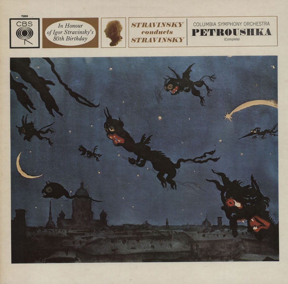 Igor Stravinsky Petroushka UK vinyl LP album (LP record) 72055