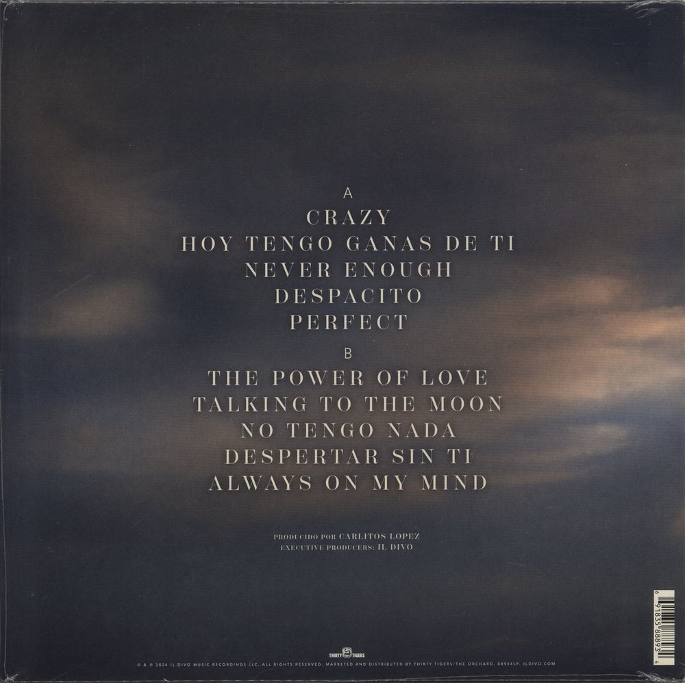 Il Divo XX - Metallic Silver Vinyl - Sealed UK vinyl LP album (LP record) 691835888734