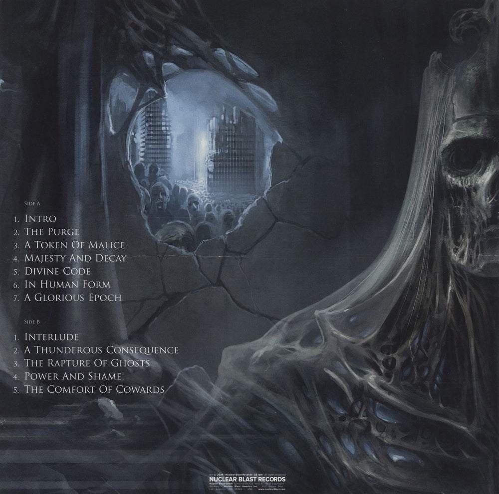 Immolation Majesty And Decay - Blue Vinyl - Sealed UK vinyl LP album (LP record) 727361247393