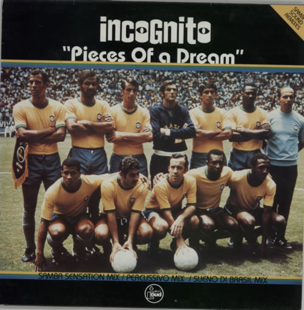 Incognito Pieces Of A Dream - Samba Sound Remixes UK 12" vinyl single (12 inch record / Maxi-single) TLKXX64