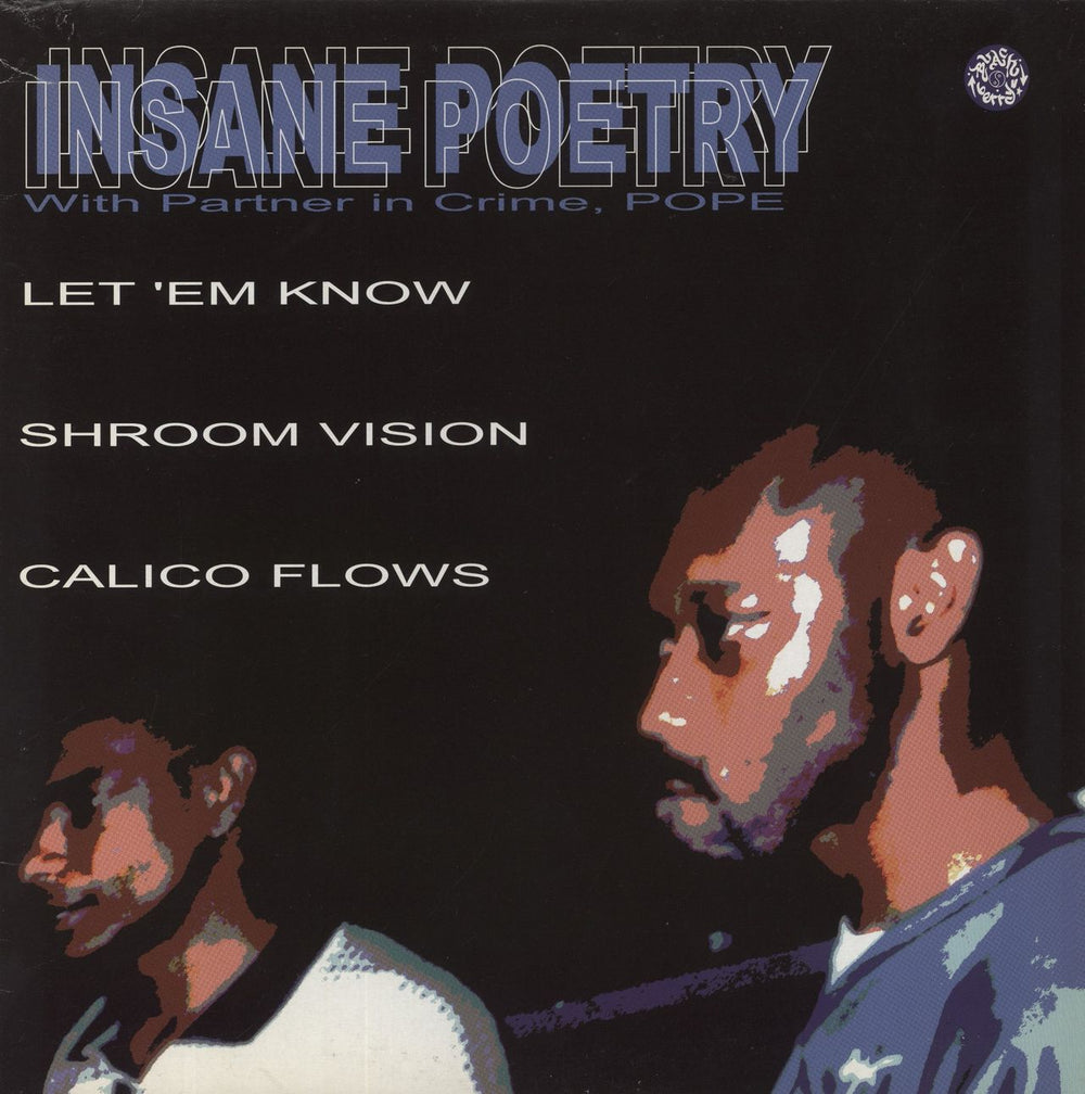 Insane Poetry Let ’Em Know / Shroom Vision / Calico Flows US 12" vinyl single (12 inch record / Maxi-single) BLK72016