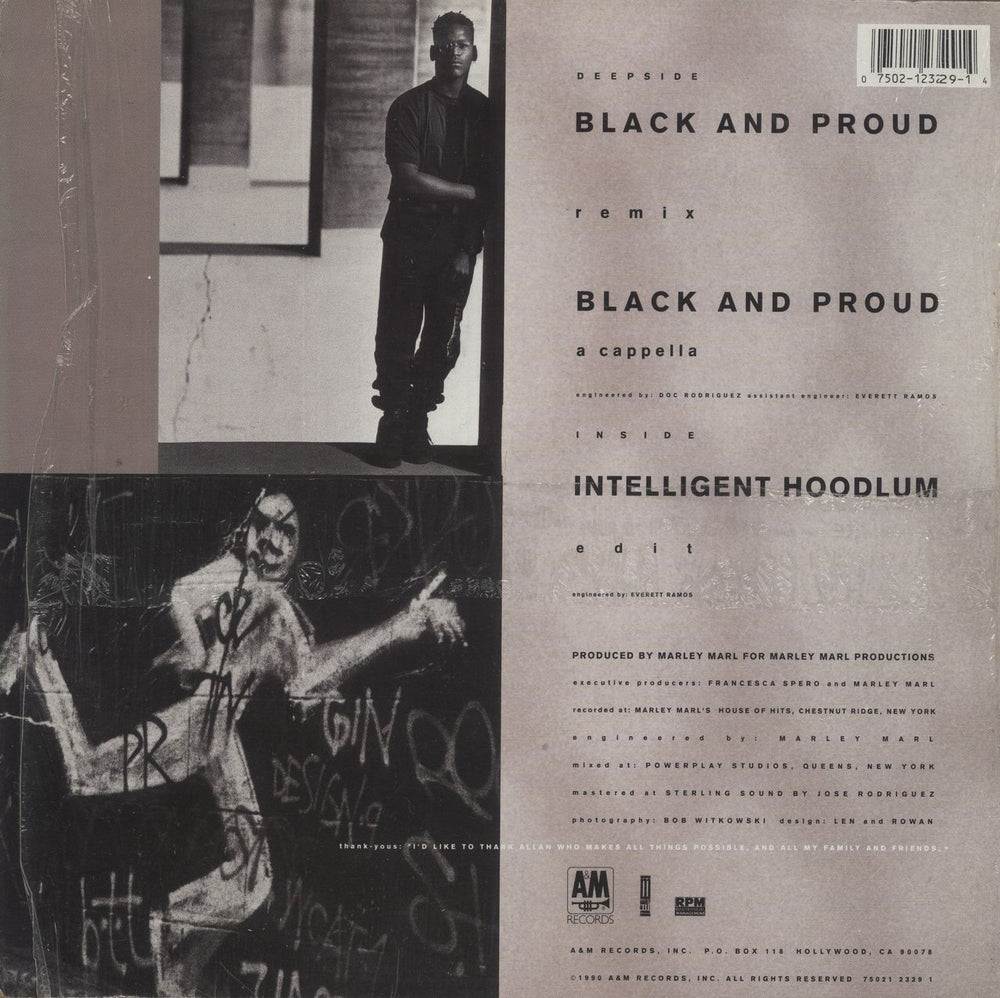 Intelligent Hoodlum Black And Proud US 12" vinyl single (12 inch record / Maxi-single) 075021232914