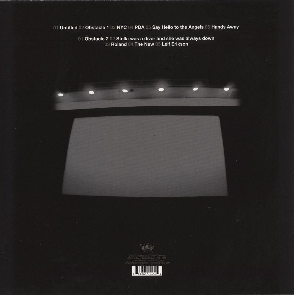 Interpol Turn On The Bright Lights UK vinyl LP album (LP record) 744861054504