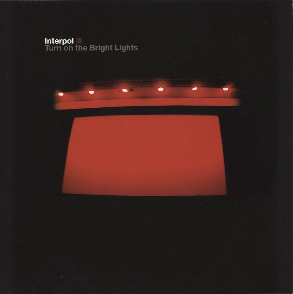 Interpol Turn On The Bright Lights UK vinyl LP album (LP record) OLE545-0