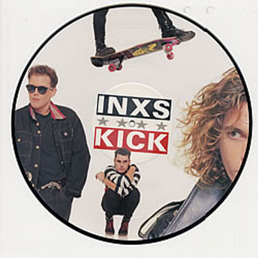 Inxs Kick Australian picture disc LP (vinyl picture disc album) 255080.6
