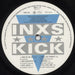 Inxs Kick - Black Hype Sticker - EX UK vinyl LP album (LP record) INXLPKI751116