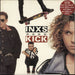 Inxs Kick - Red Hype Sticker UK vinyl LP album (LP record) MERH114