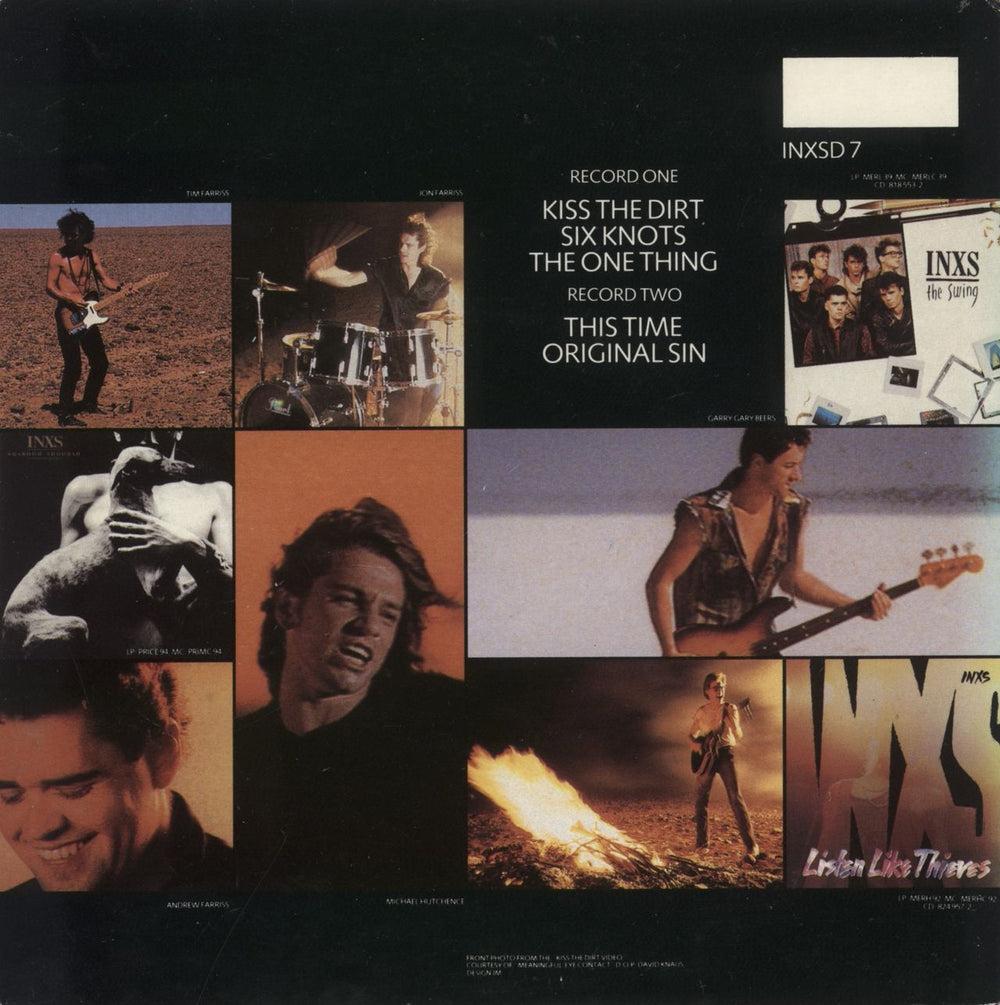 Inxs Kiss The Dirt - Double Pack UK 7" vinyl single (7 inch record / 45)