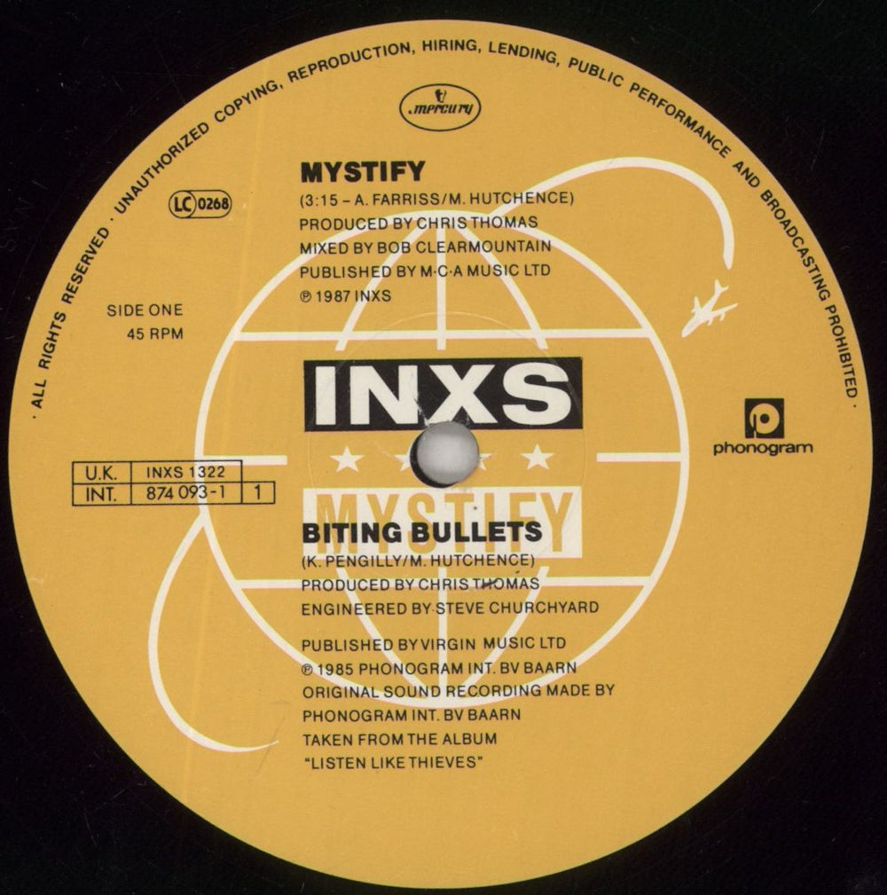 Inxs Mystify - Global Tour Pack UK 12" vinyl single (12 inch record / Maxi-single) INX12MY861113