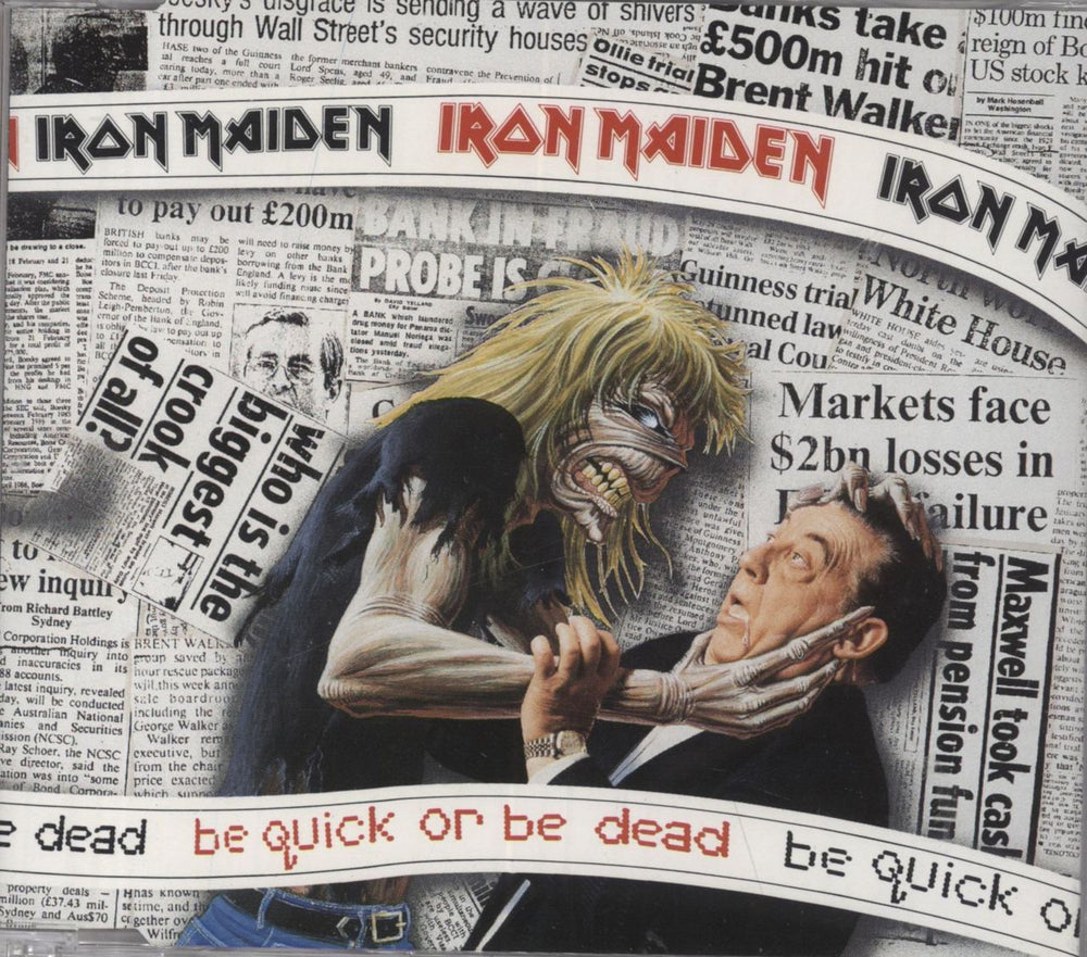 Iron Maiden Be Quick Or Be Dead Dutch CD single (CD5 / 5") CDEM229