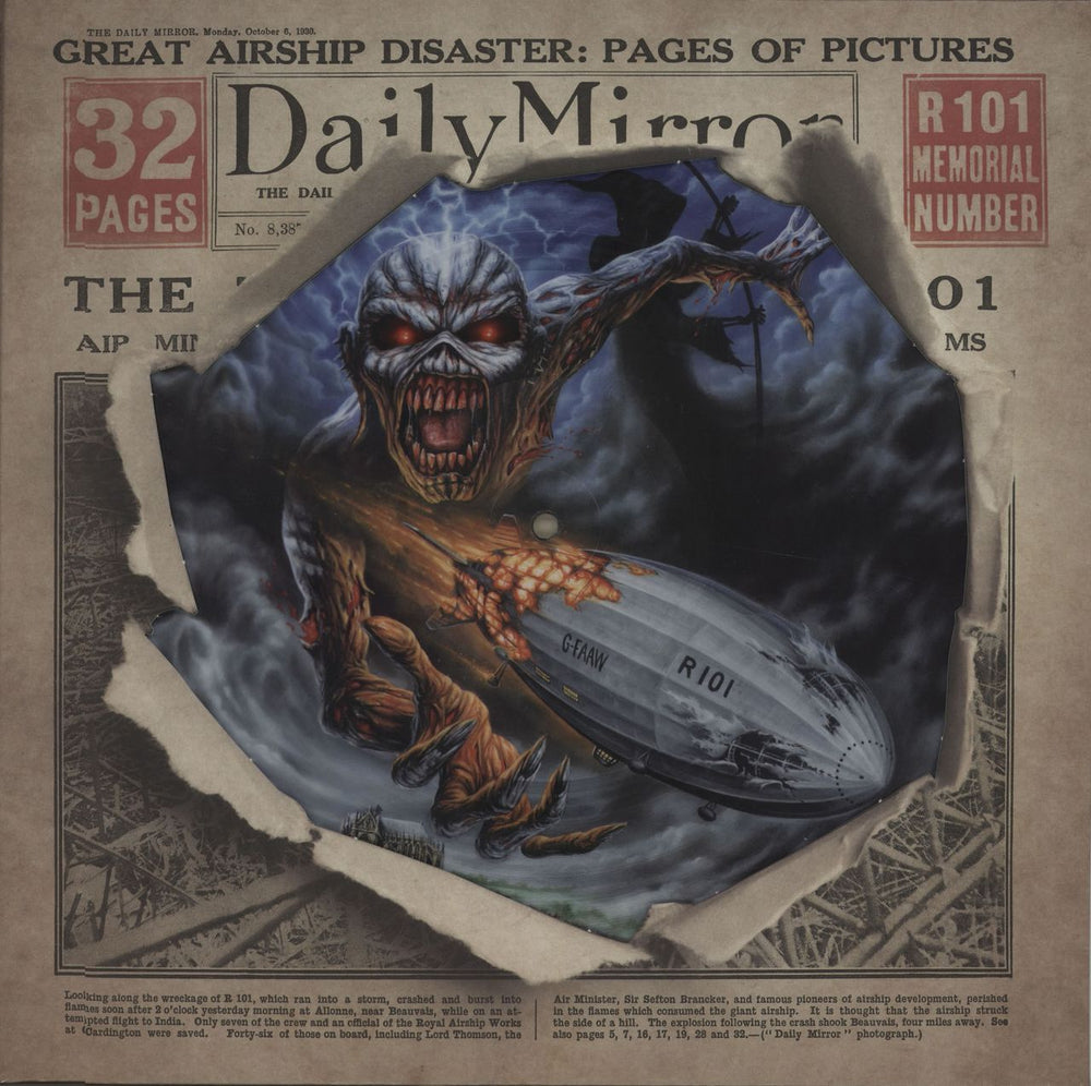 Iron Maiden Empire Of The Clouds - RSD 16 UK 12" vinyl picture disc (12 inch picture record) 825646507832