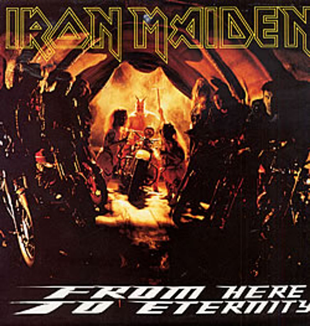 Iron Maiden From Here To Eternity - Poster Sleeve UK 12" vinyl single (12 inch record / Maxi-single) 12EMP240