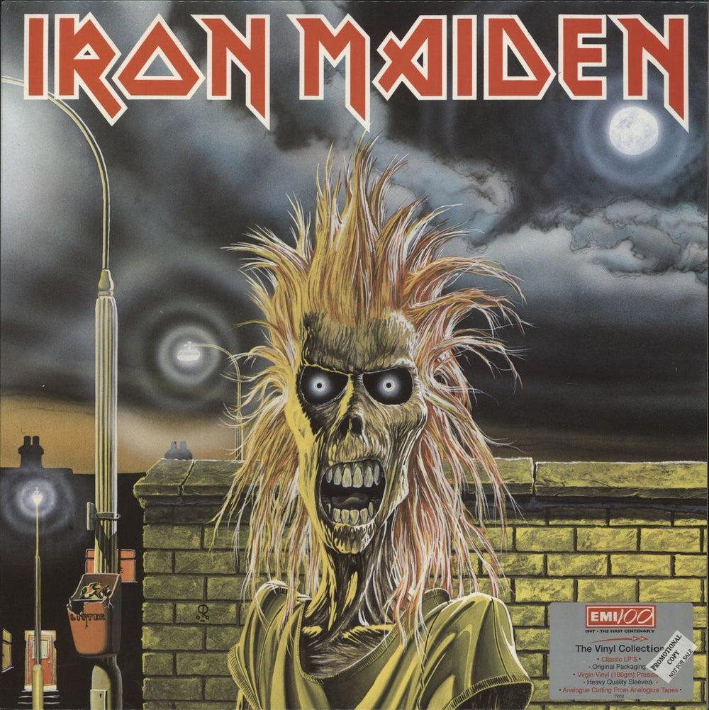 Iron Maiden Iron Maiden - EMI100 Series - 180gm - Stickered UK vinyl LP album (LP record) LPCENT35