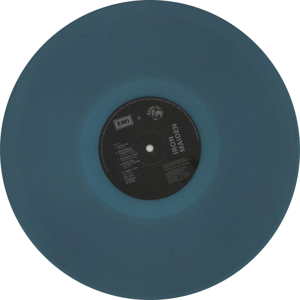 Iron Maiden Iron Maiden - Green Vinyl Czech vinyl LP album (LP record) IROLPIR153074