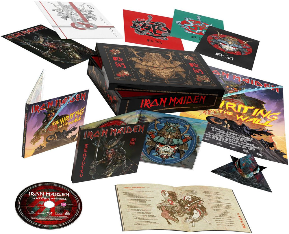 Iron Maiden Senjutsu - Super Deluxe Box Set - Sealed UK CD Album Box Set IRODXSE774775