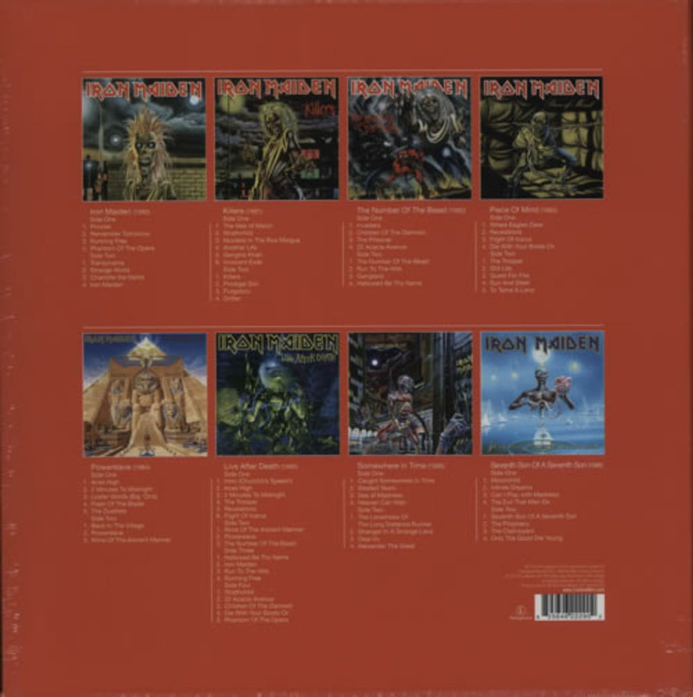 Iron Maiden The Complete Albums Collection 1980-1988 - 3 x LP's Sealed UK Vinyl Box Set IROVXTH614094