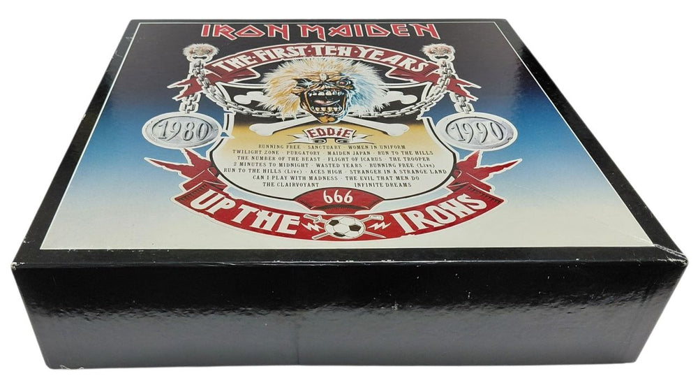 Iron Maiden The First Ten Years Box - EX++ UK Vinyl Box Set IROVXTH49830