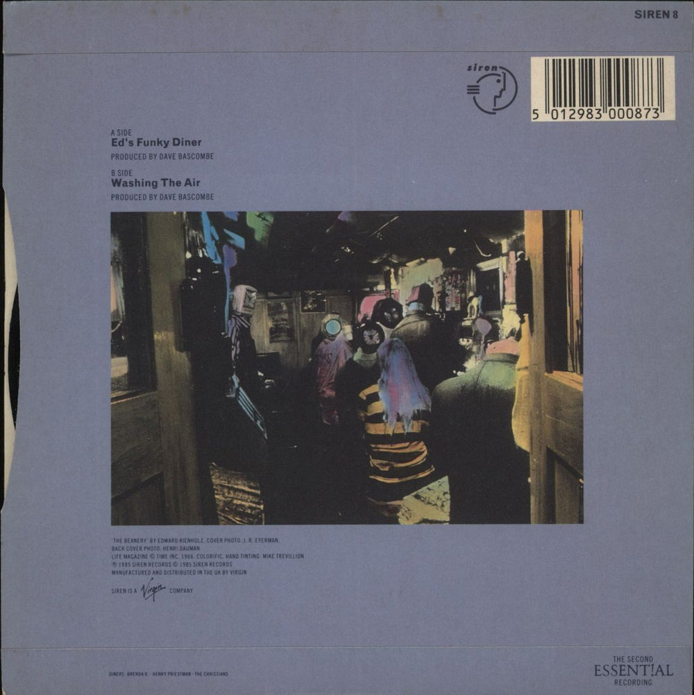 It's Immaterial Ed's Funky Diner UK 7" vinyl single (7 inch record / 45) 5012983000873