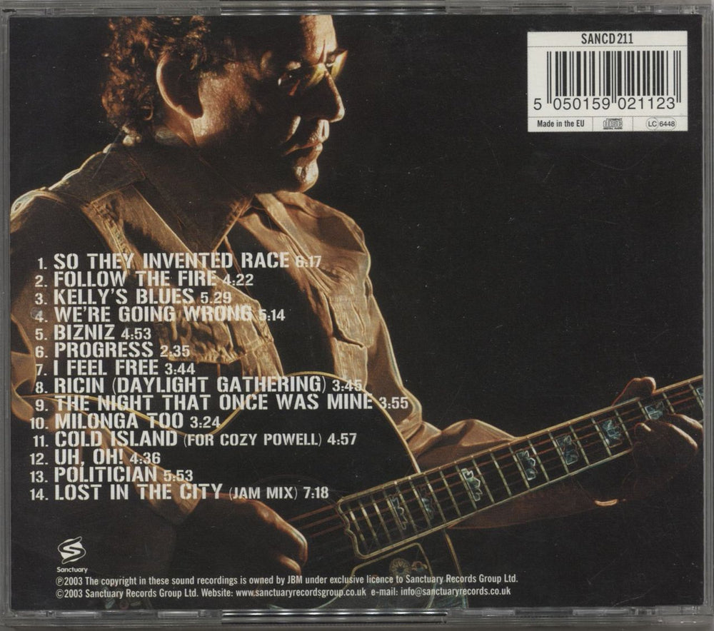 Jack Bruce More Jack Than God UK CD album (CDLP) 5050159021123