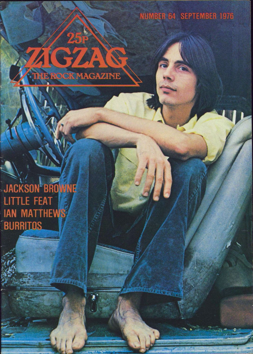 Jackson Browne Zig Zag #64 UK magazine SEPTEMBER 1976