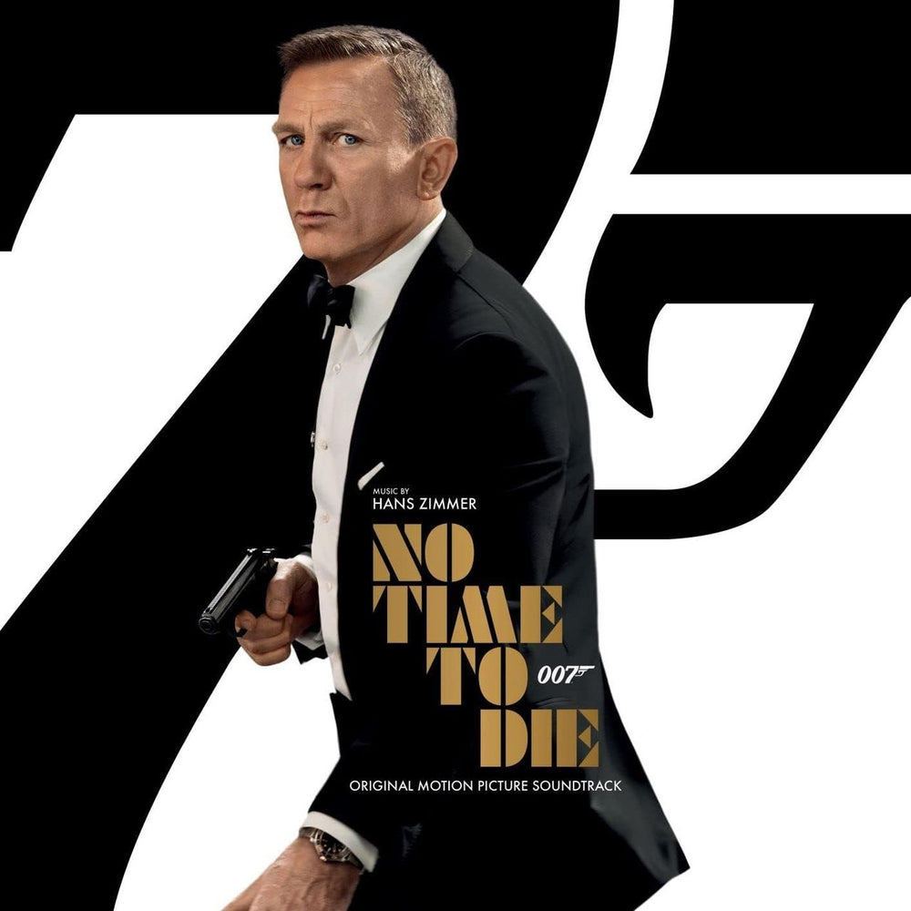 James Bond No Time To Die - Black Vinyl - Sealed UK 2-LP vinyl record set (Double LP Album) JBD2LNO825605