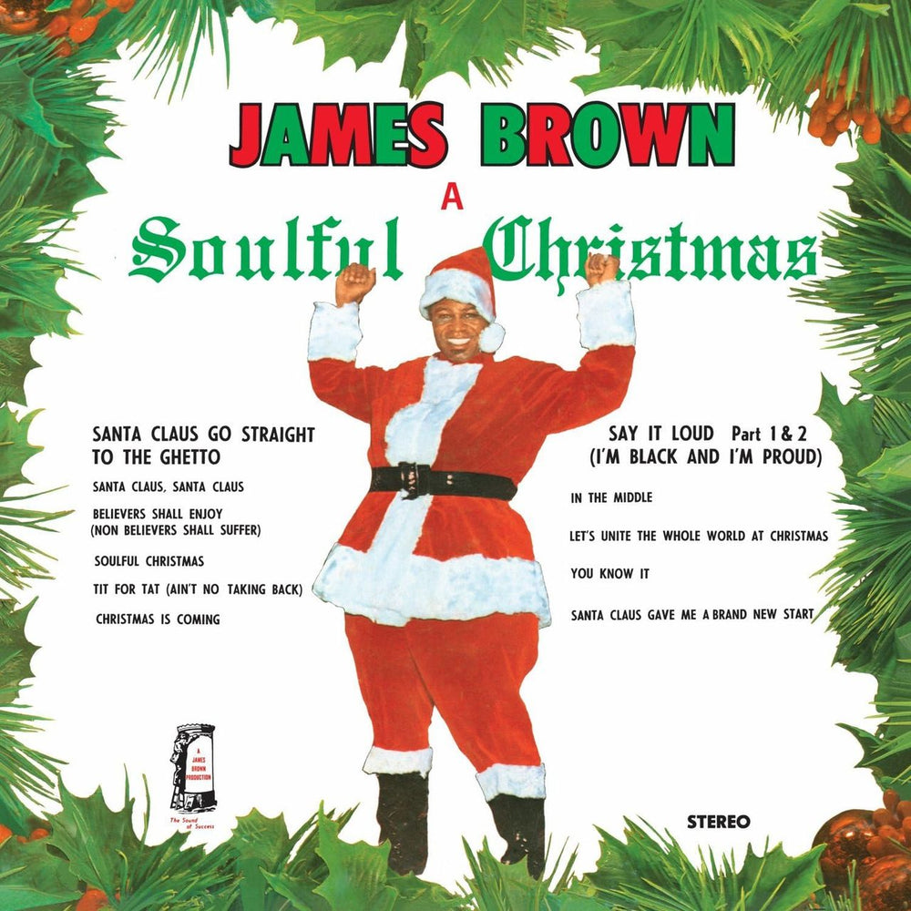 James Brown A Soulful Christmas - Black Vinyl + Santa's Got A Brand New Bag! Hype Sticker - Sealed US vinyl LP album (LP record) B0021491-01